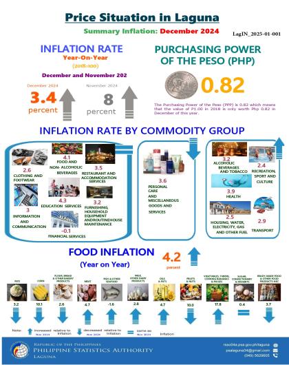 Infographics of Summary Inflation: December 2024